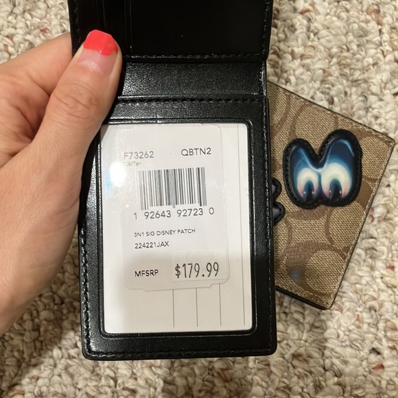 Coach Disney X Coach 3 In 1 Wallet In Signature Canvas With Snow White The Seven - Picture 11 of 13